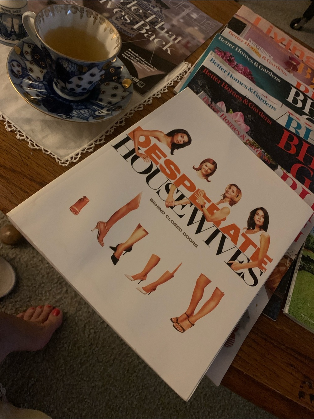 Desperate housewives book. Just a bit was wet from the bottom…